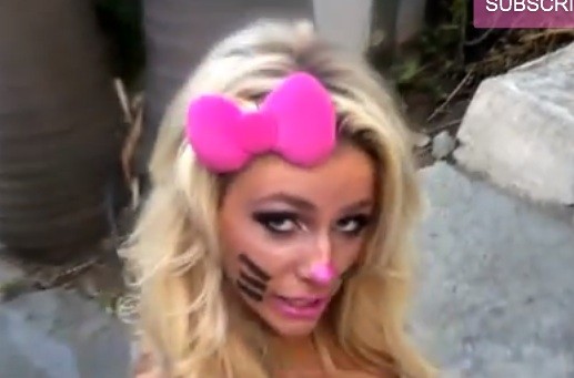 Courtney Stodden has posted a bizarre video on her youtube channel of her 
