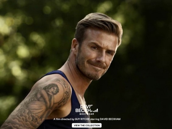 Skimpy Beckham Ad David Stars In Sexy Handm Ad Campaign Directed By Guy Ritchie [video Photo